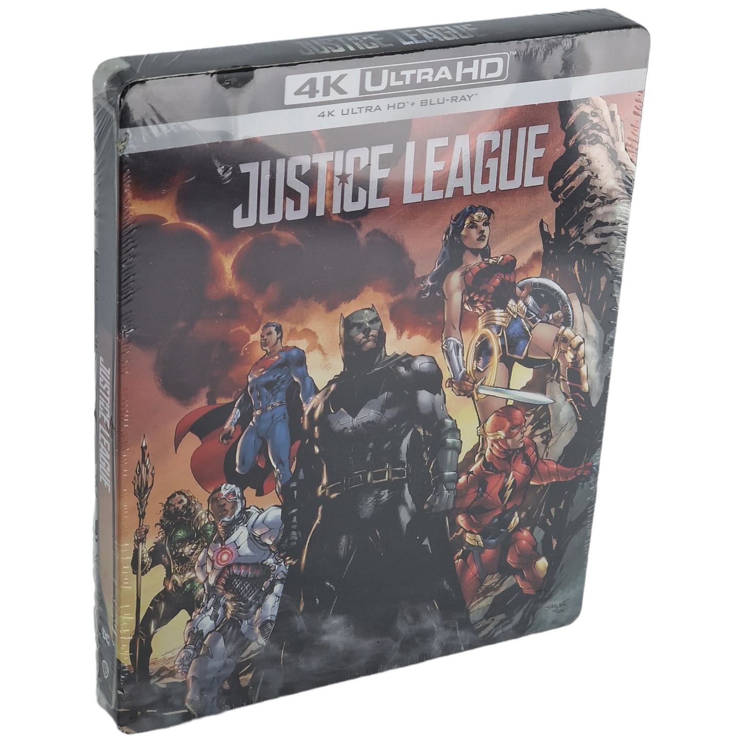 Justice League Zack Snyder  4K Ultra HD + Blu-ray  SteelBook Ben Affleck Zone B