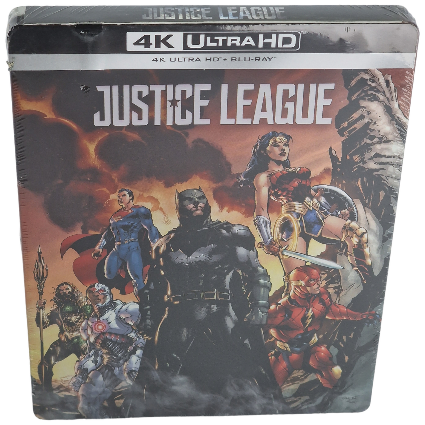 Justice League Zack Snyder  4K Ultra HD + Blu-ray  SteelBook Ben Affleck Zone B