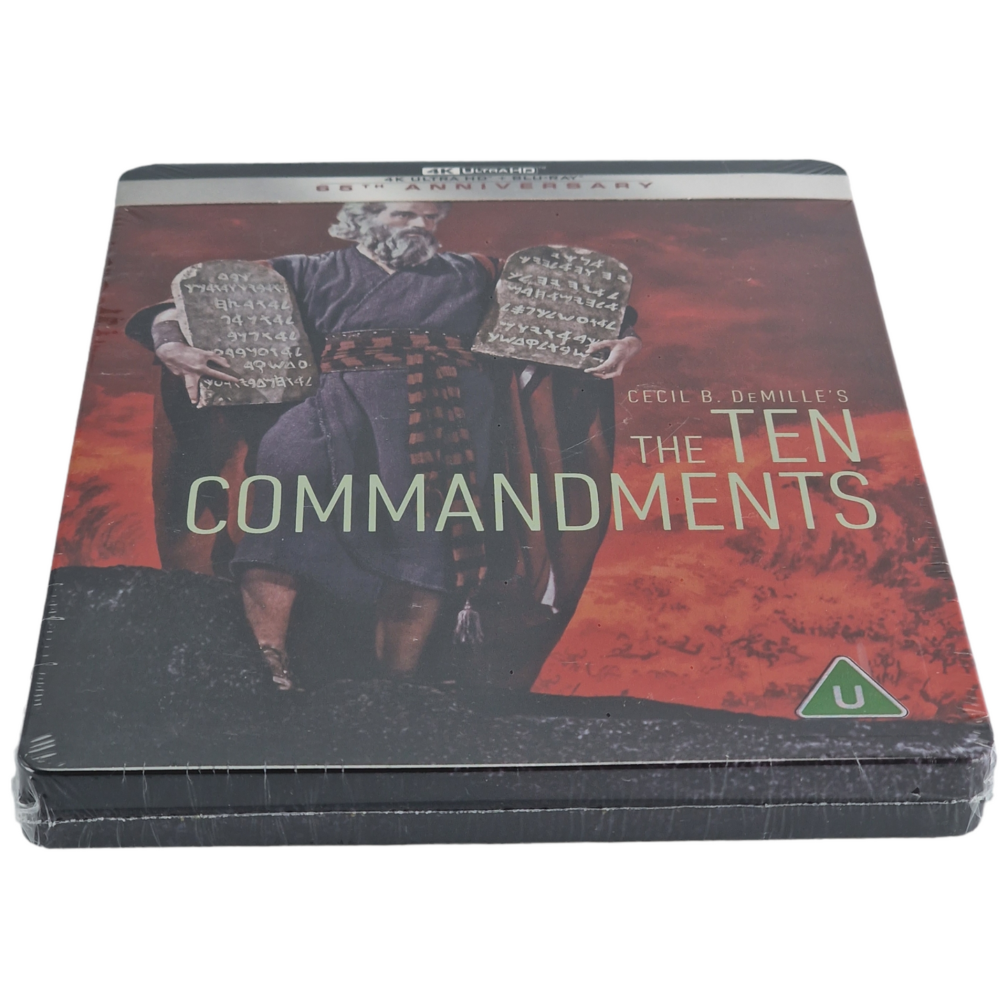 Les Dix Commandements 4K Ultra HD +Blu-ray SteelBook 65 Anniversaire Zone Libre