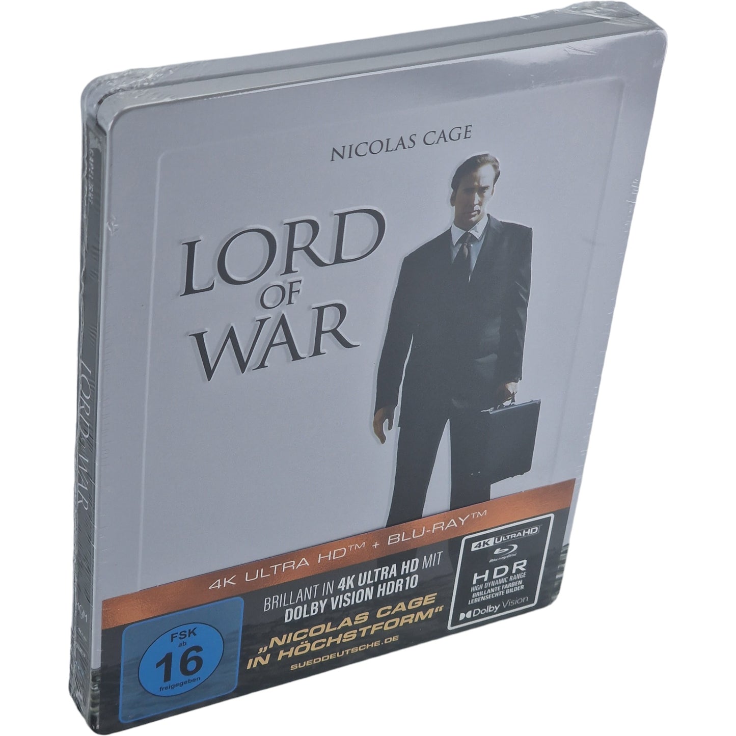 Lord of War 2005 4K Ultra HD + Blu-ray SteelBook Nicolas Cage,Jared Leto Zone B