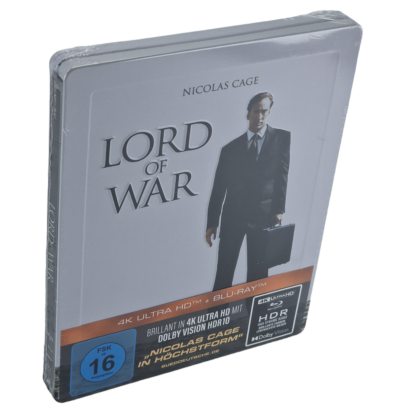 Lord of War 2005 4K Ultra HD + Blu-ray SteelBook Nicolas Cage,Jared Leto Zone B