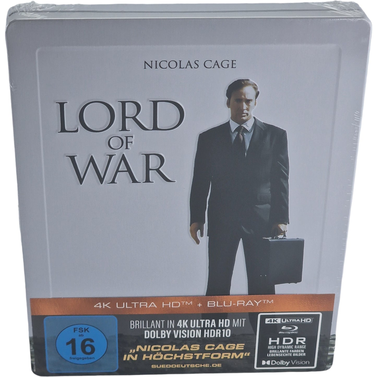 Lord of War 2005 4K Ultra HD + Blu-ray SteelBook Nicolas Cage,Jared Leto Zone B