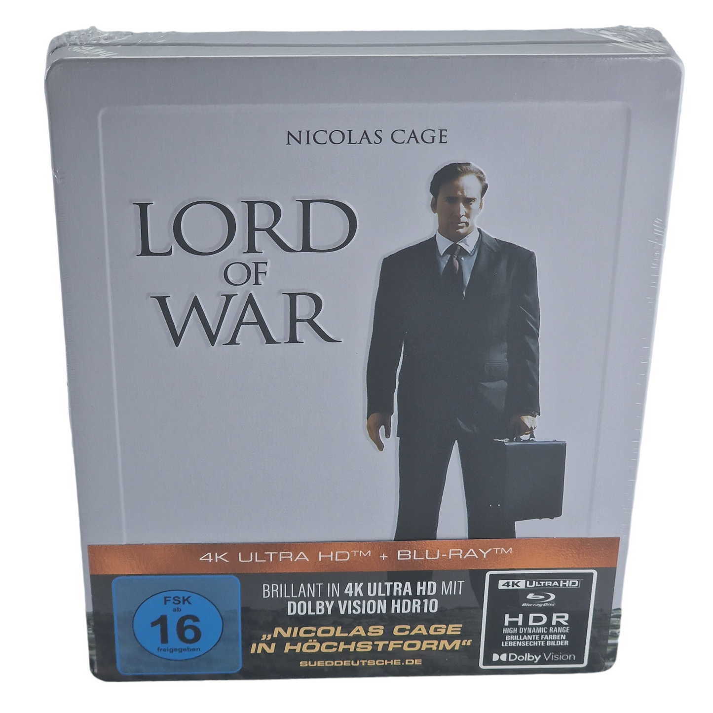 Lord of War 2005 4K Ultra HD + Blu-ray SteelBook Nicolas Cage,Jared Leto Zone B