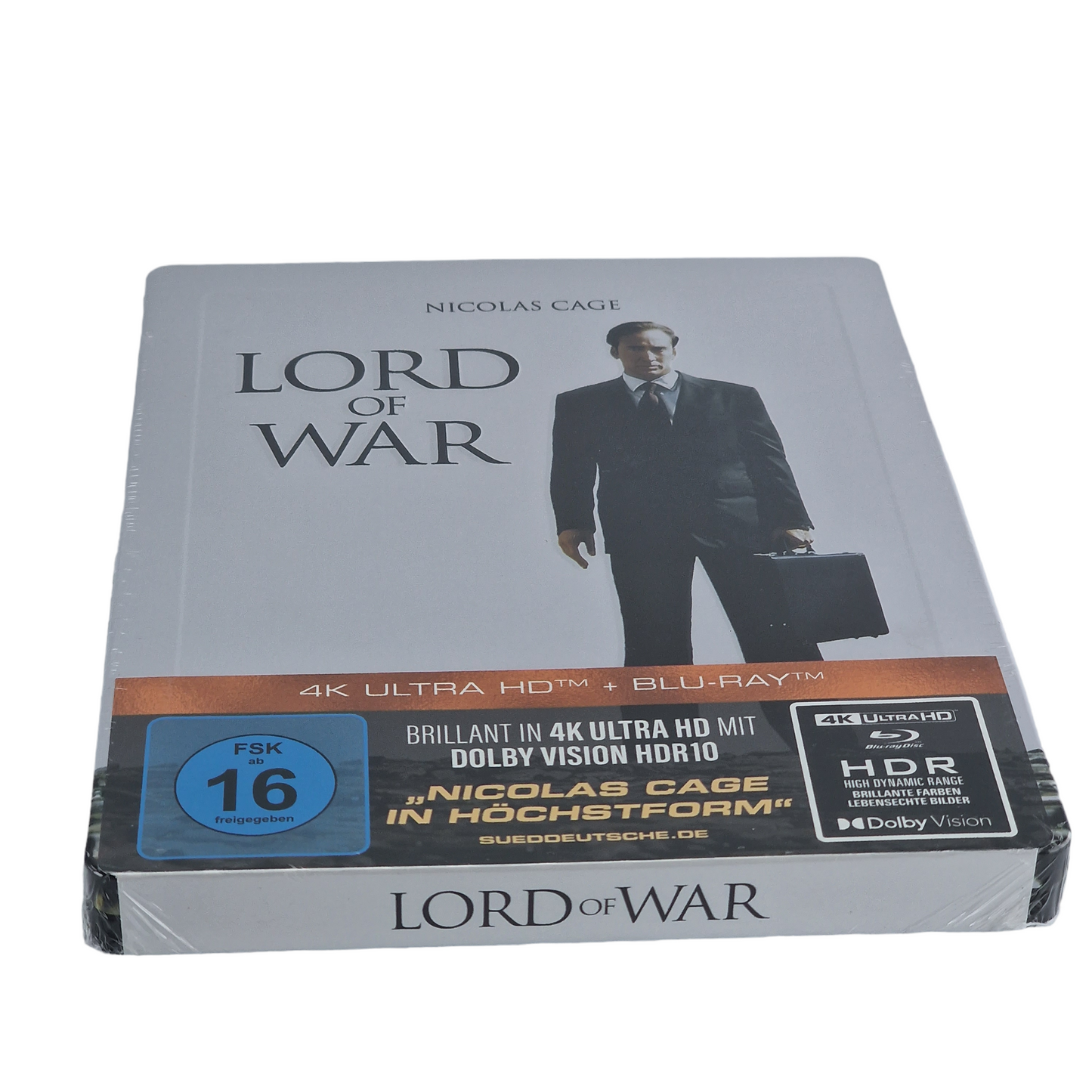 Lord of War 2005 4K Ultra HD + Blu-ray SteelBook Nicolas Cage,Jared Leto Zone B