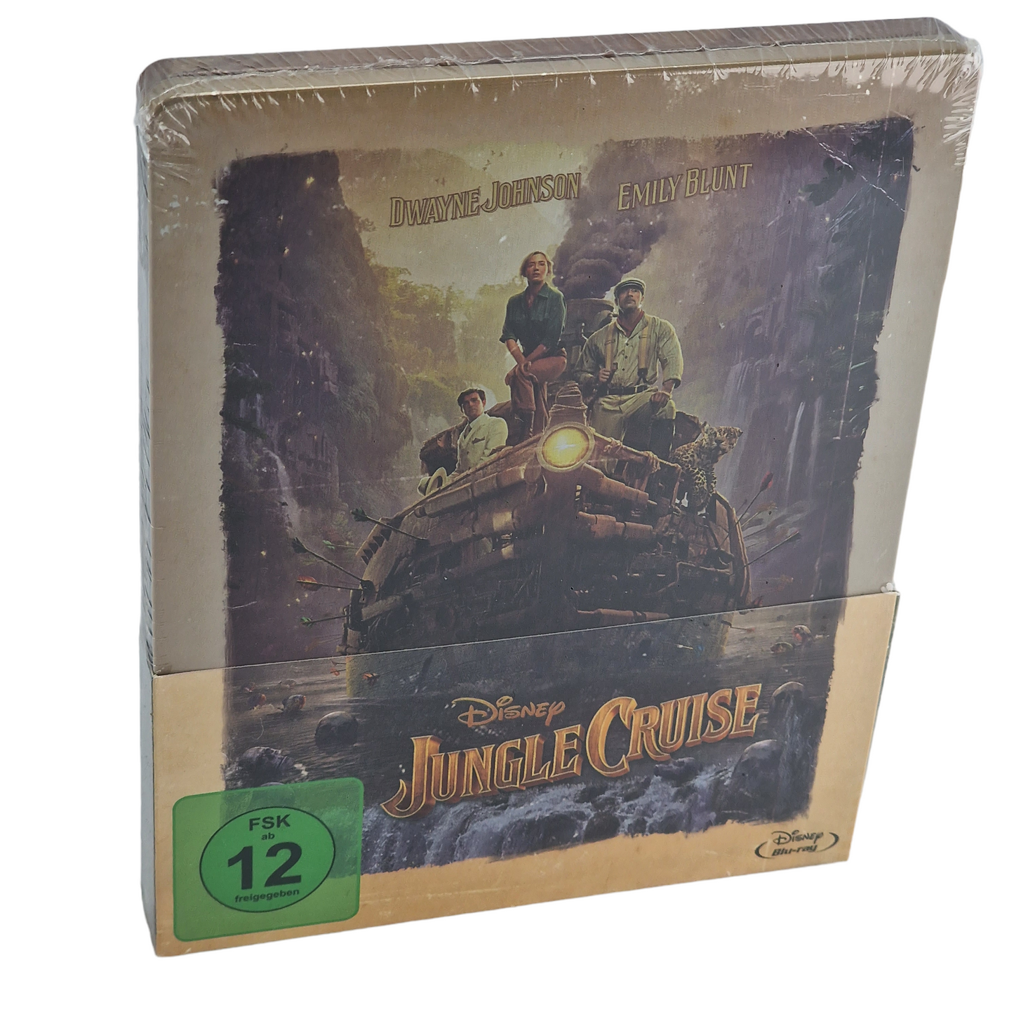 Jungle Cruise Blu-ray  SteelBook Disney Dwayne Johnson, Emily Blunt 2021 Zone B