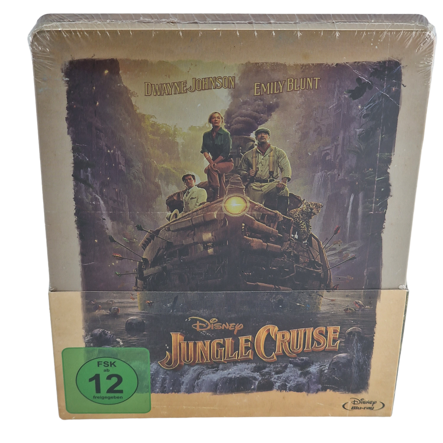 Jungle Cruise Blu-ray  SteelBook Disney Dwayne Johnson, Emily Blunt 2021 Zone B