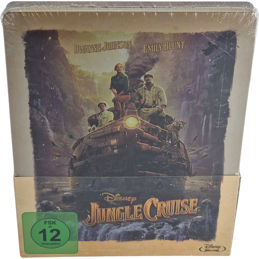 Jungle Cruise Blu-ray  SteelBook Disney Dwayne Johnson, Emily Blunt 2021 Zone B