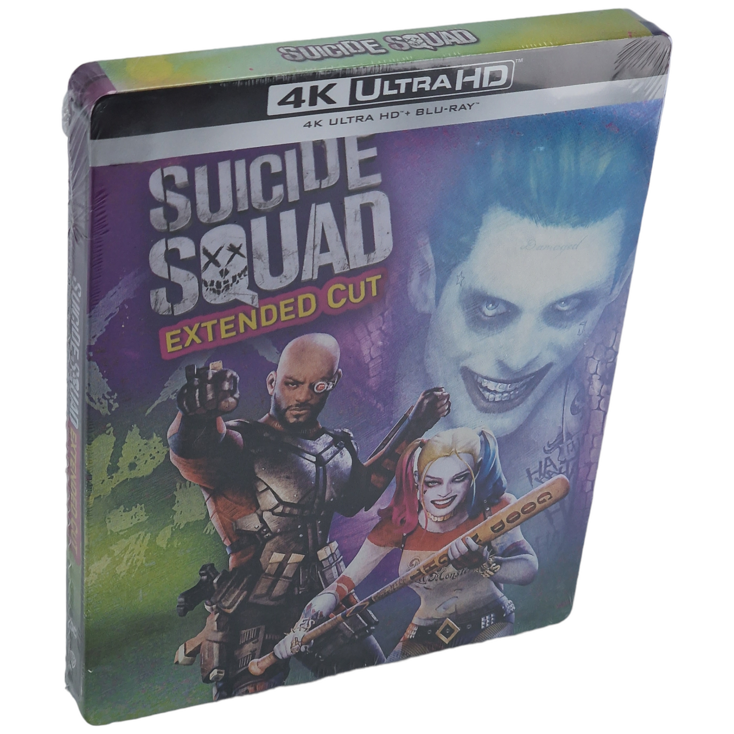 Suicide Squad 4K Ultra HD + Blu-ray SteelBook  Will Smith, Margot Robbie Zone B