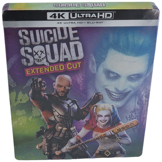 Suicide Squad 4K Ultra HD + Blu-ray SteelBook  Will Smith, Margot Robbie Zone B