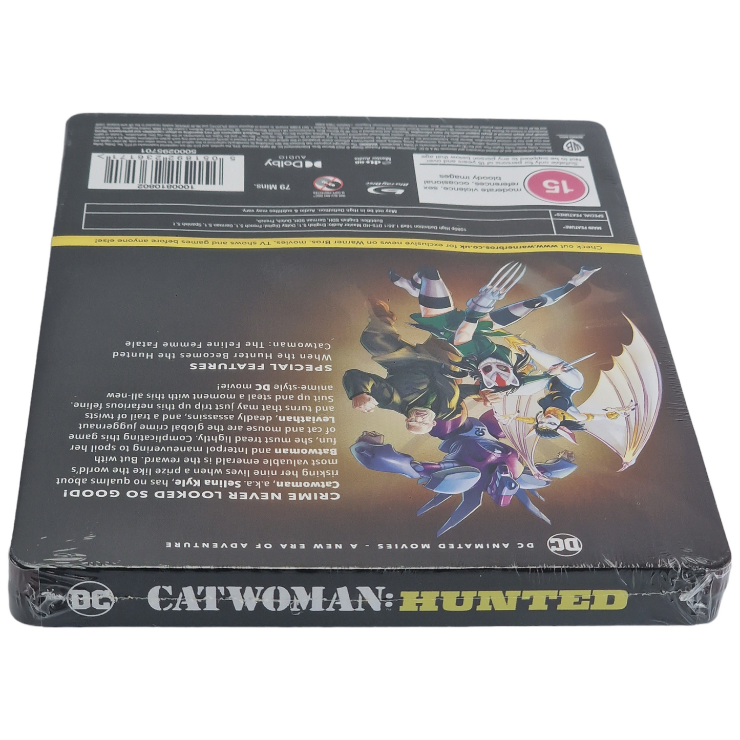 Catwoman : Hunted Blu-ray  SteelBook Zavvi Shinsuke Terasawa Warner Bros.2022 B