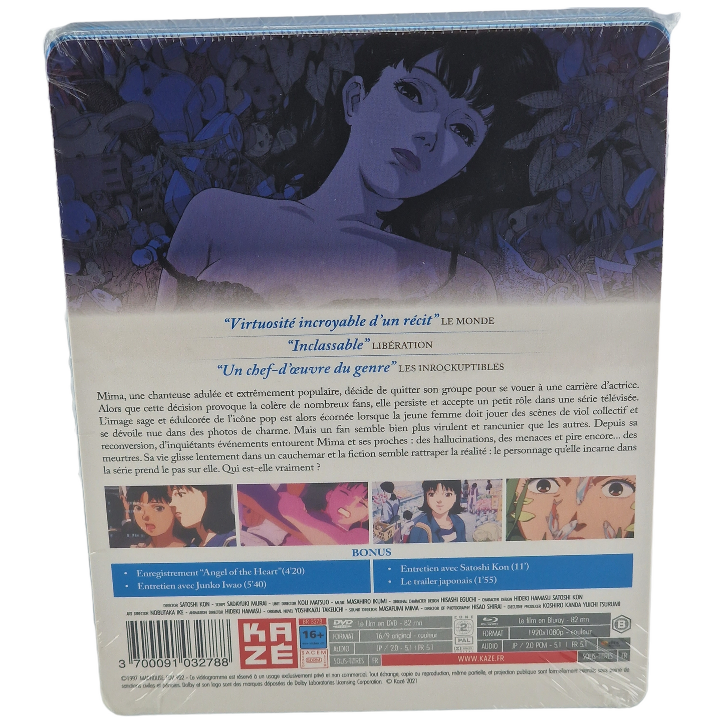 Perfect Blue 1997 Blu-ray + DVD  パーフェクトブルー SteelBook Satoshi Kon Zone B