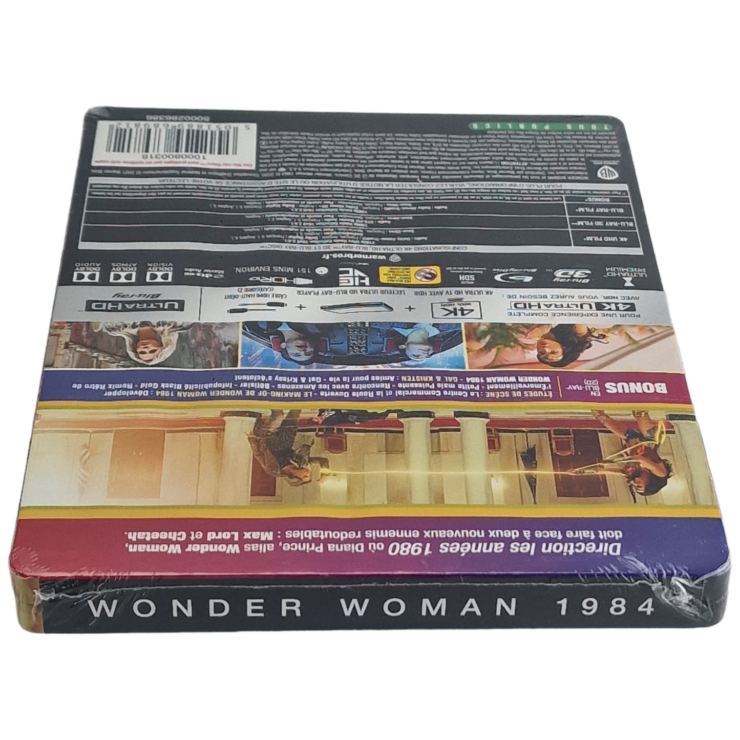 Wonder Woman 1984  4K Ultra HD + Blu-ray 3D + Blu-ray SteelBook 2021 Zone Libre