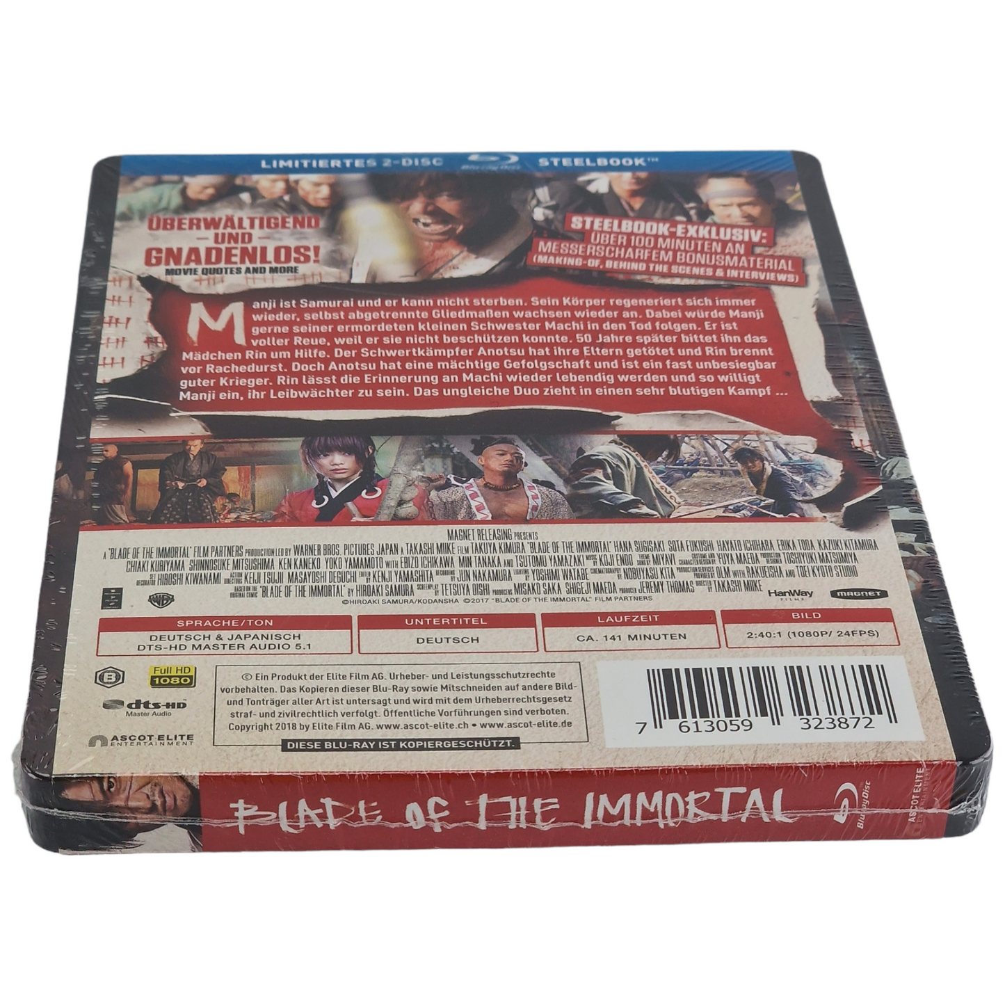 Blade of the Immortal Blu-ray SteelBook Takashi Miike Mugen no jûnin Zone Libre