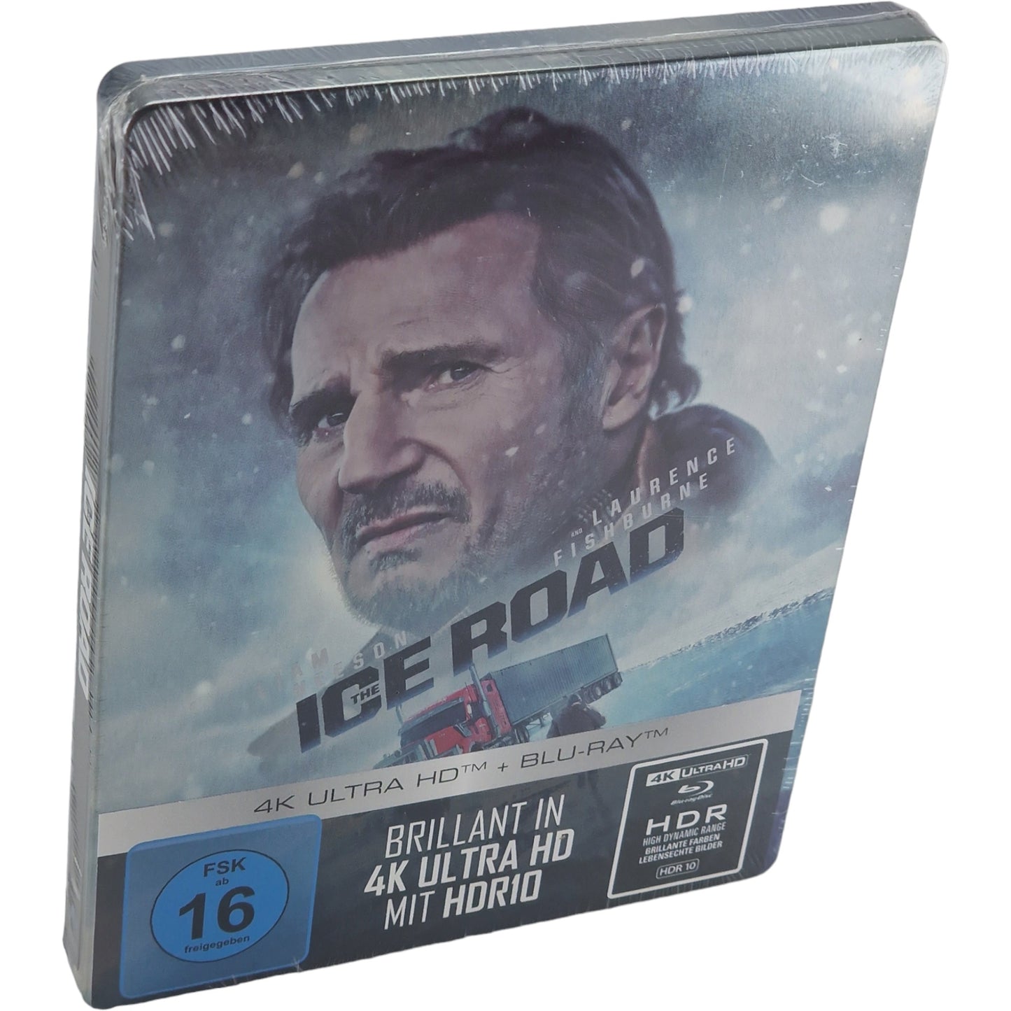 The Ice Road 4K Ultra HD+Blu-ray SteelBook Liam Neeson,Laurence Fishburne Libre