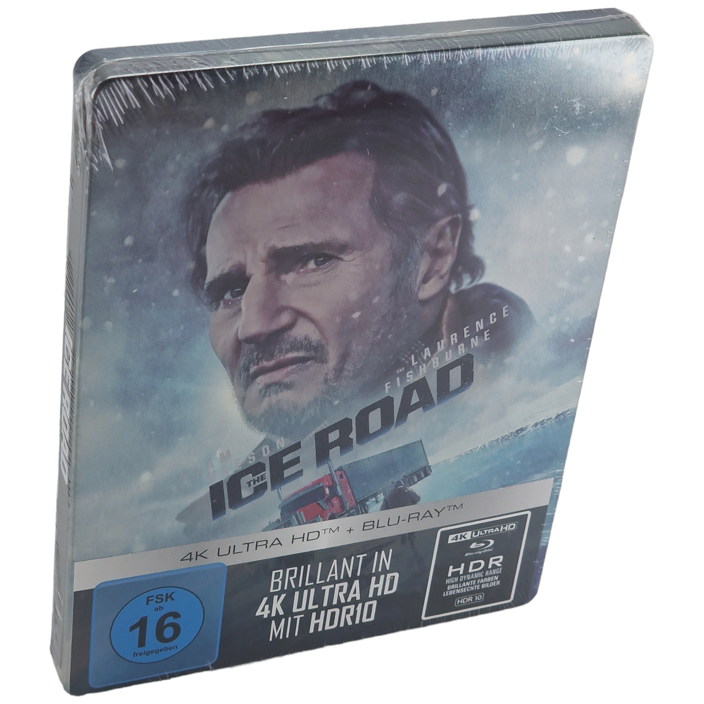 The Ice Road 4K Ultra HD+Blu-ray SteelBook Liam Neeson,Laurence Fishburne Libre