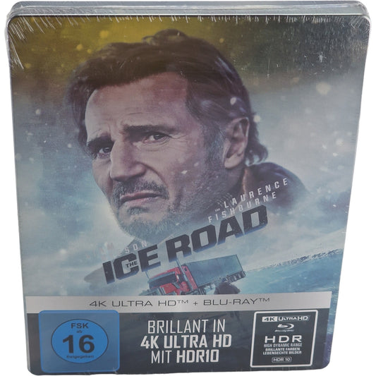 The Ice Road 4K Ultra HD+Blu-ray SteelBook Liam Neeson,Laurence Fishburne Libre