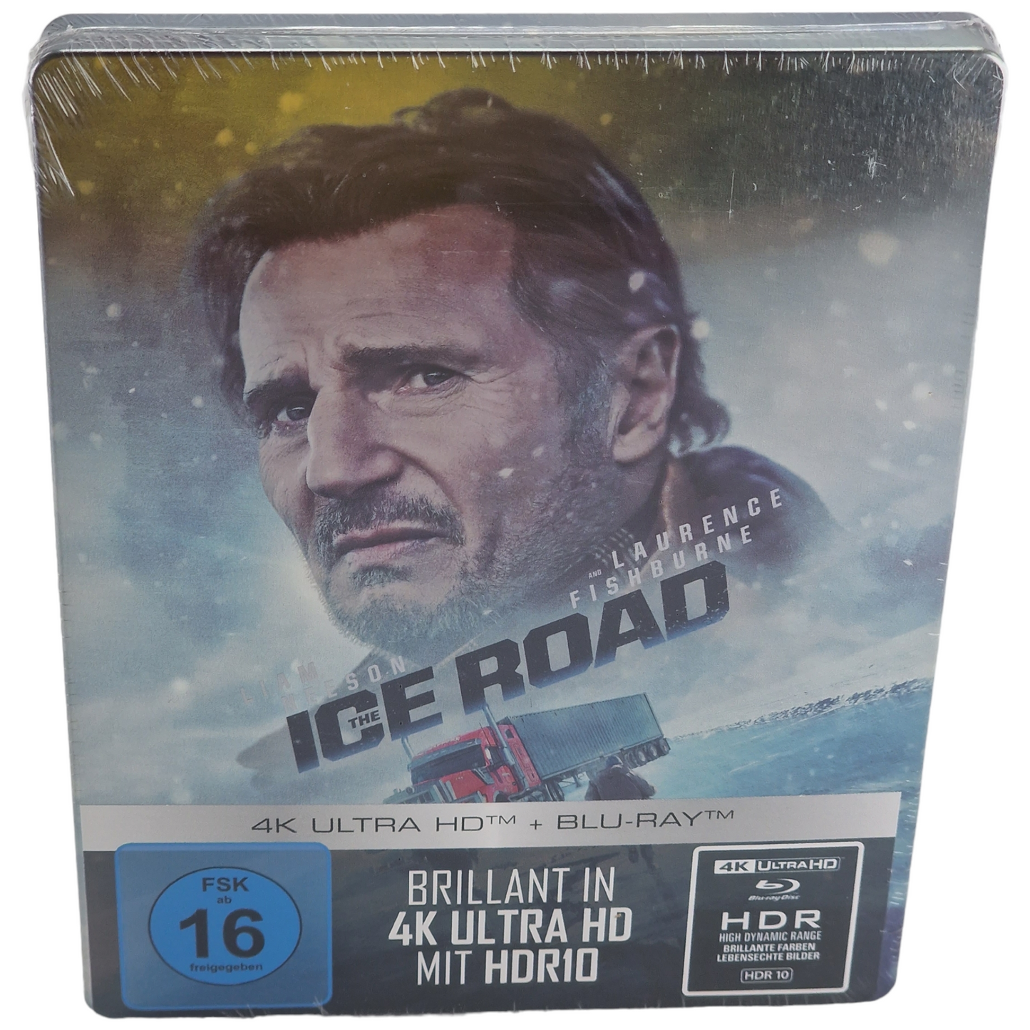 The Ice Road 4K Ultra HD+Blu-ray SteelBook Liam Neeson,Laurence Fishburne Libre