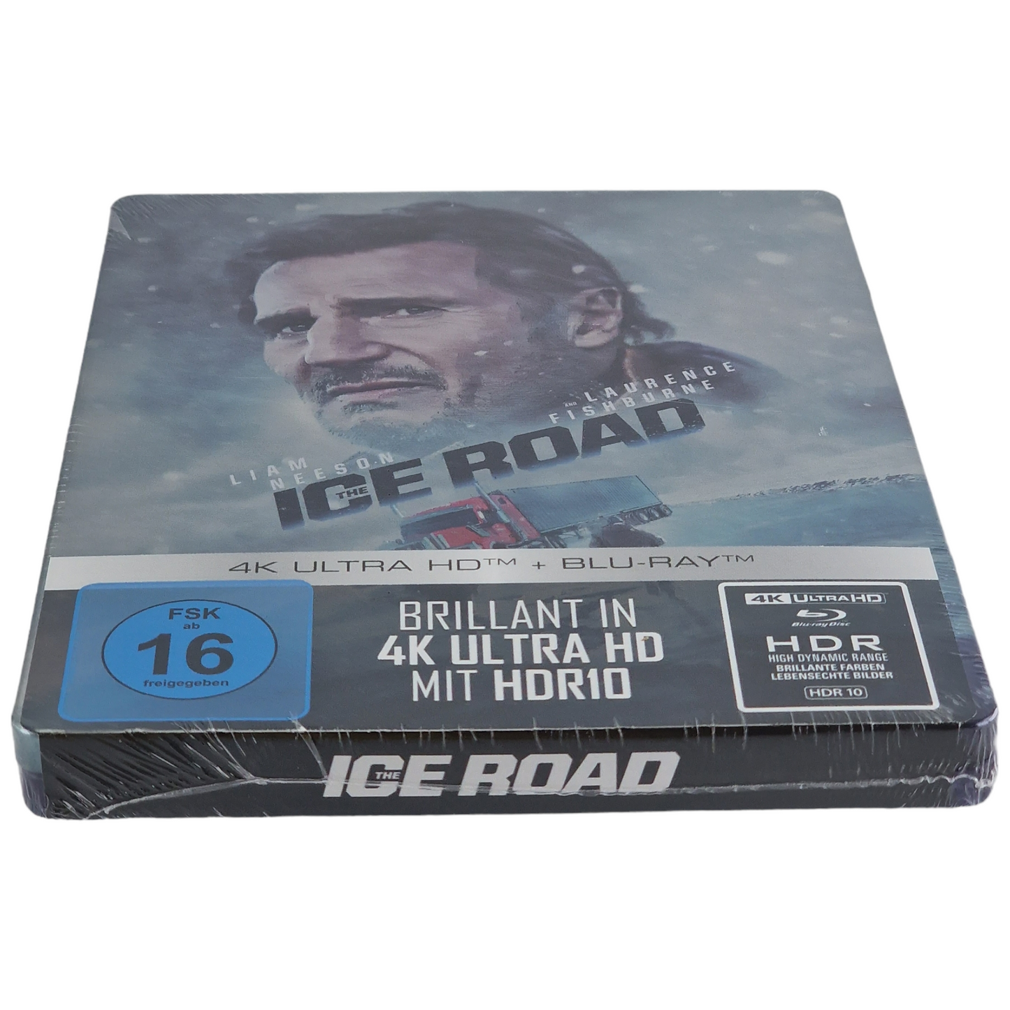 The Ice Road 4K Ultra HD+Blu-ray SteelBook Liam Neeson,Laurence Fishburne Libre