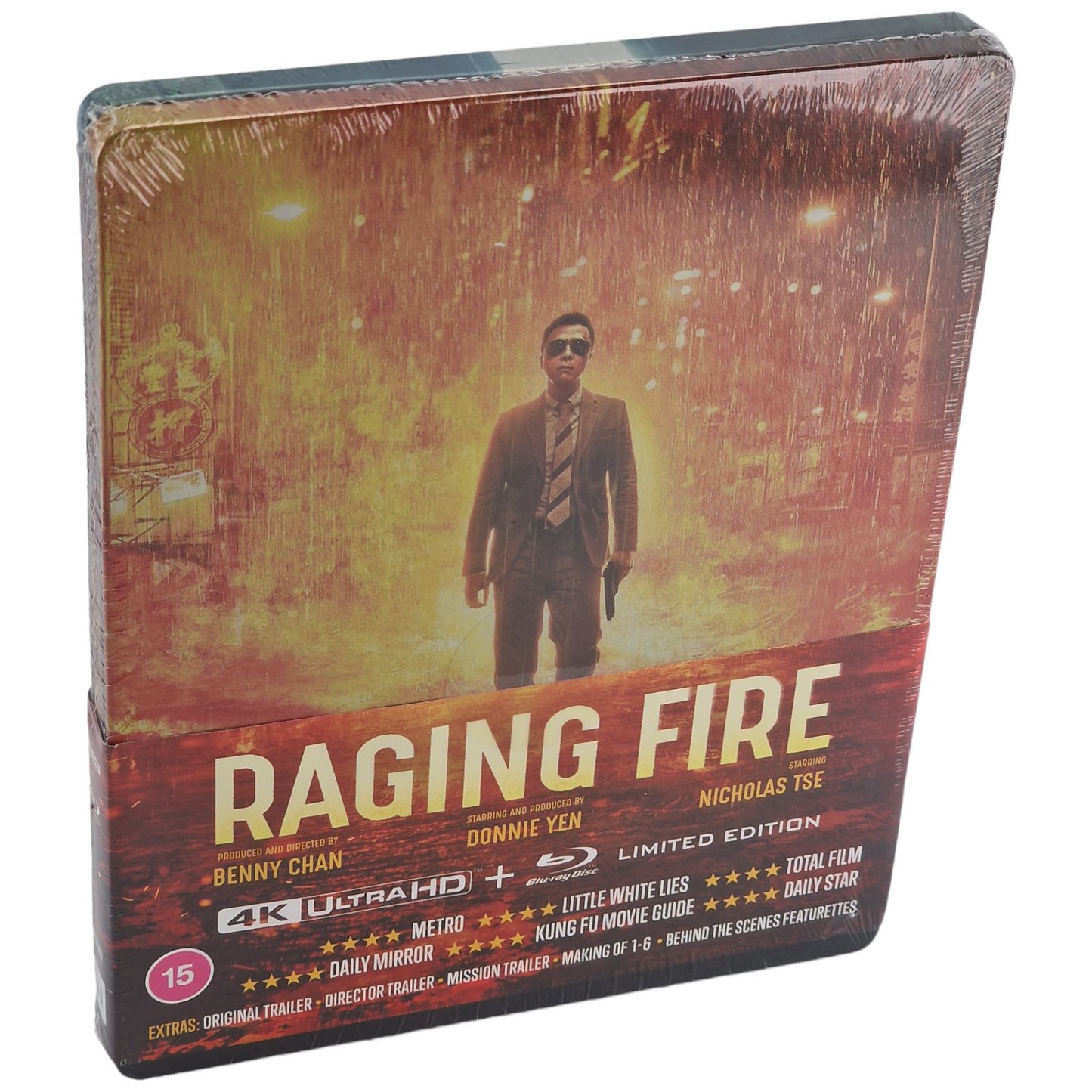 Raging Fire  4K Ultra HD + Blu-ray  SteelBook Nou fo / 怒火 Zavvi 2022 Zone Libre