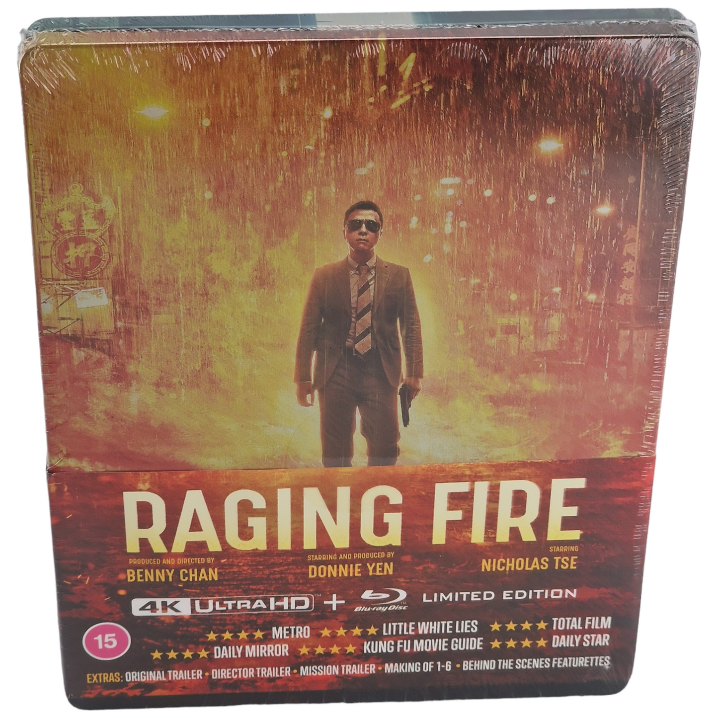 Raging Fire  4K Ultra HD + Blu-ray  SteelBook Nou fo / 怒火 Zavvi 2022 Zone Libre