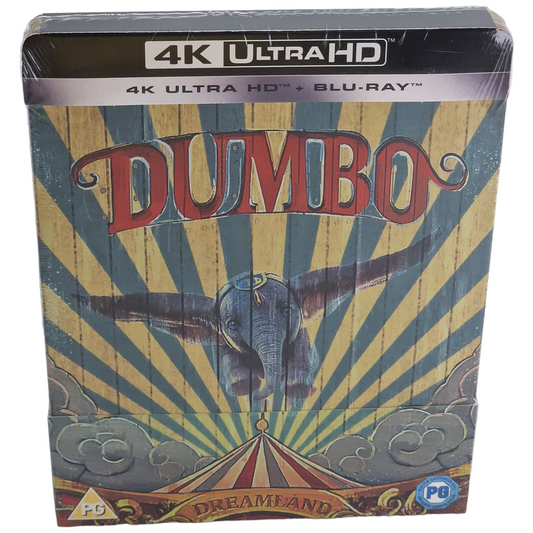 Dumbo 4K Ultra HD + Blu-ray SteelBook Disney édition Limitée Zavvi Region Libre