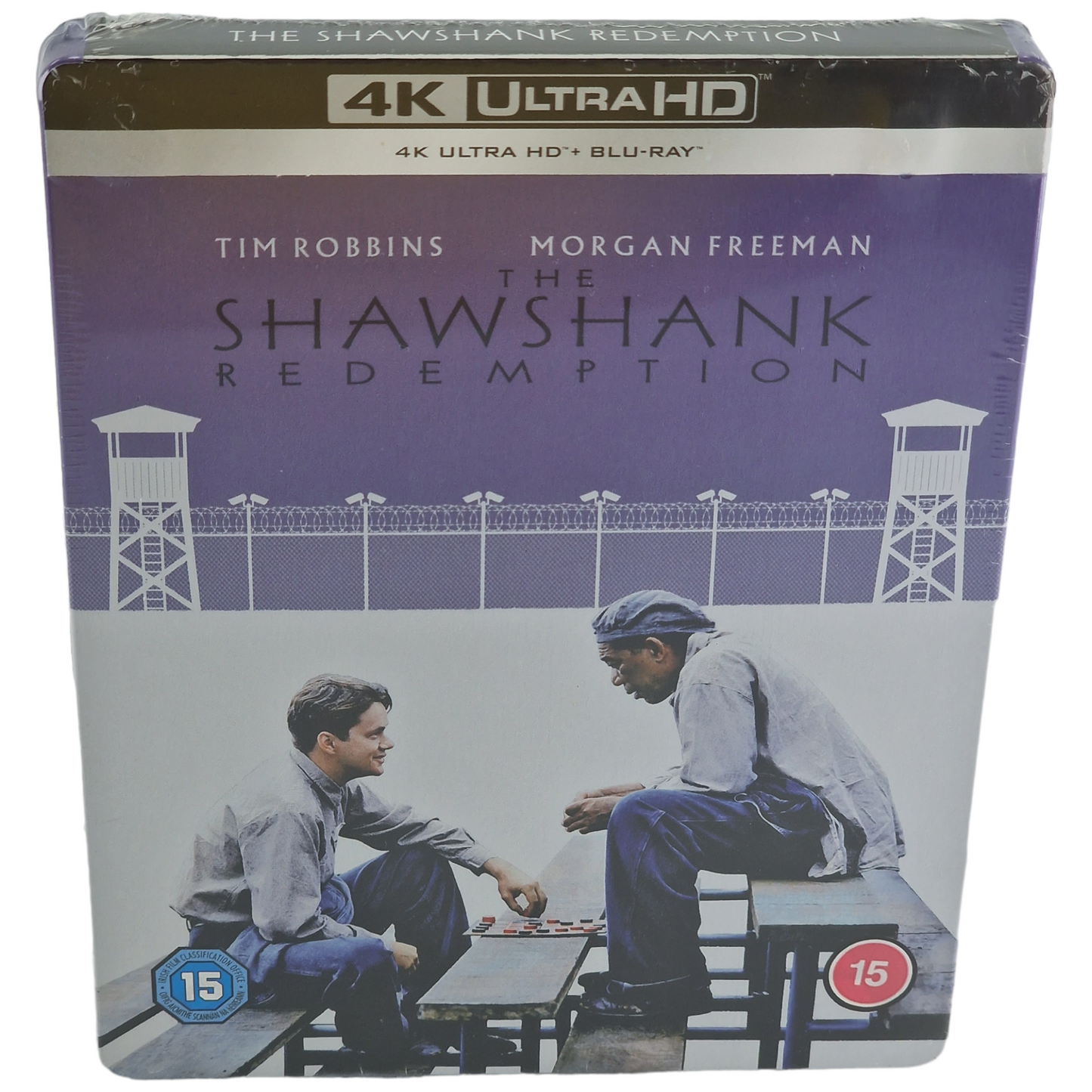 Les Évadés 1994  4K Ultra HD+Blu-ray SteelBook Zavvi Tim Robbins,Freeman Zone B