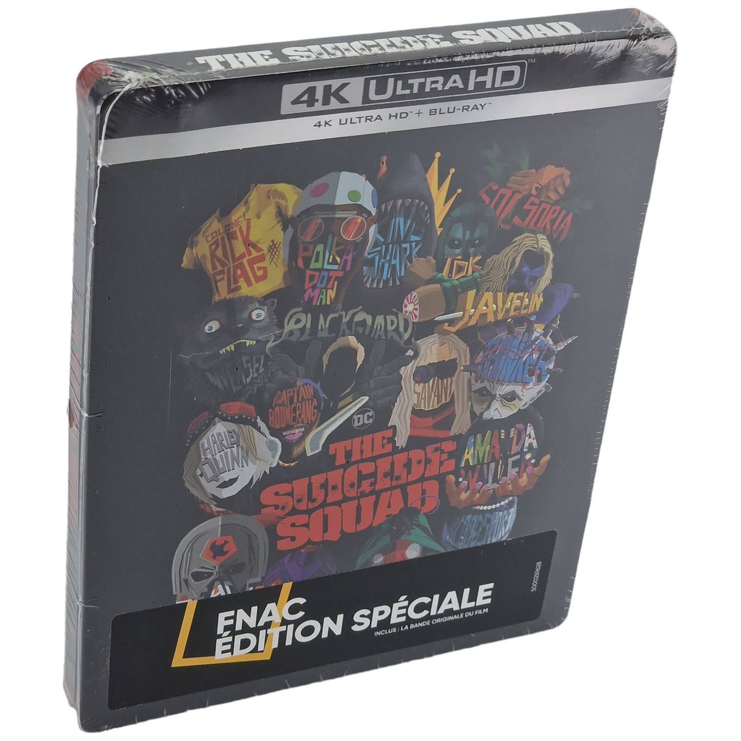 The Suicide Squad 4K Ultra HD + Blu-ray + CD SteelBook Fnac Edit Limitée Zone B