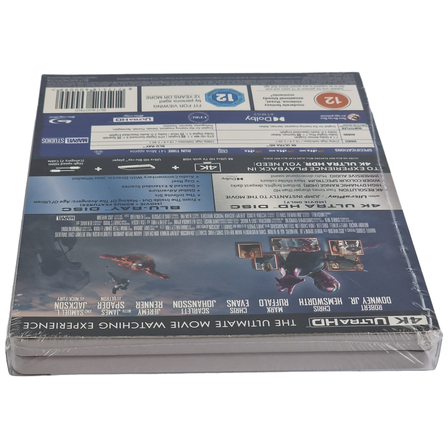 Avengers : Age of Ultron 4K Ultra HD + Blu-ray SteelBook Mondo X Zavvi Region B