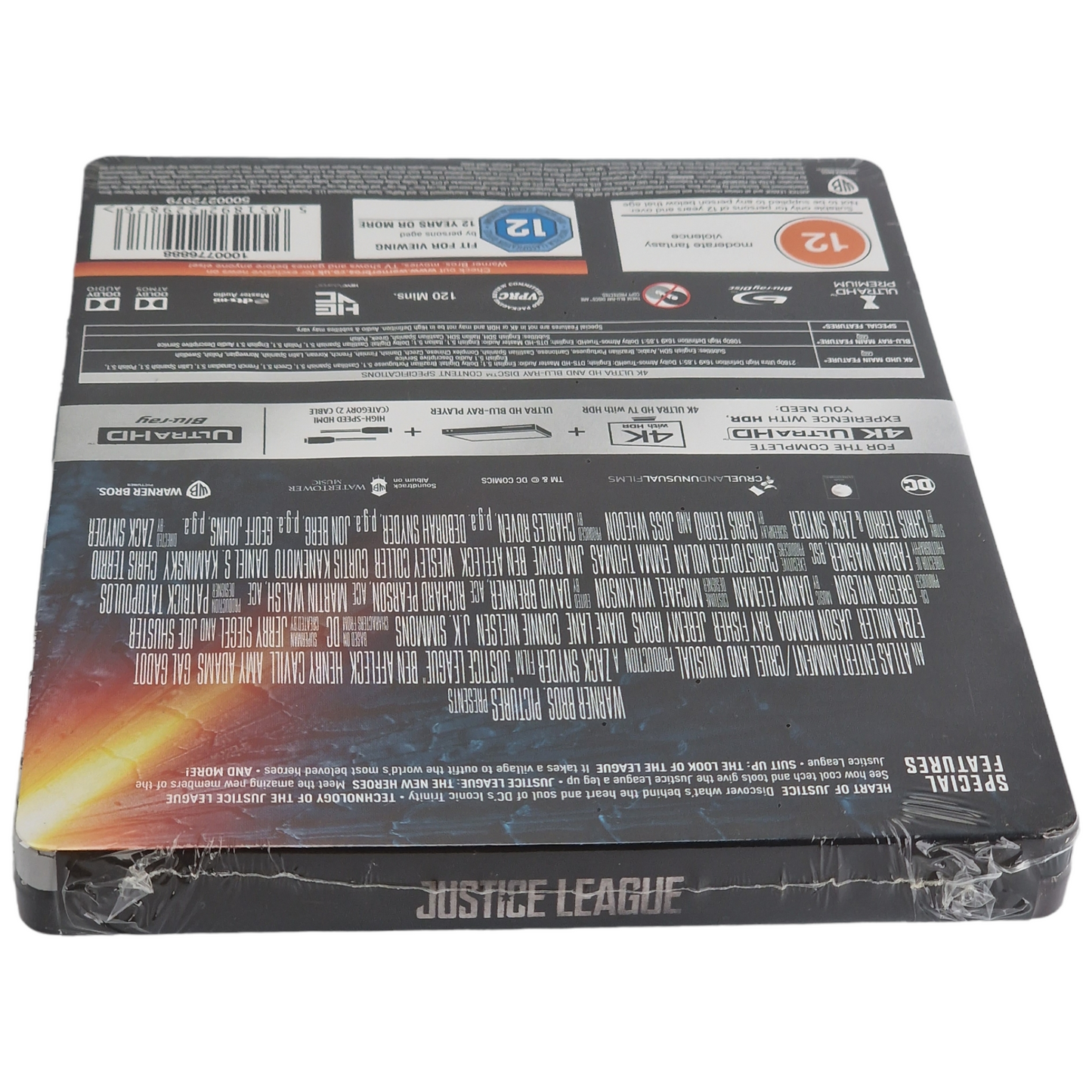 Justice League 4K Ultra HD +Blu-ray SteelBook Zavvi Ben Affleck 2020 Zone Libre