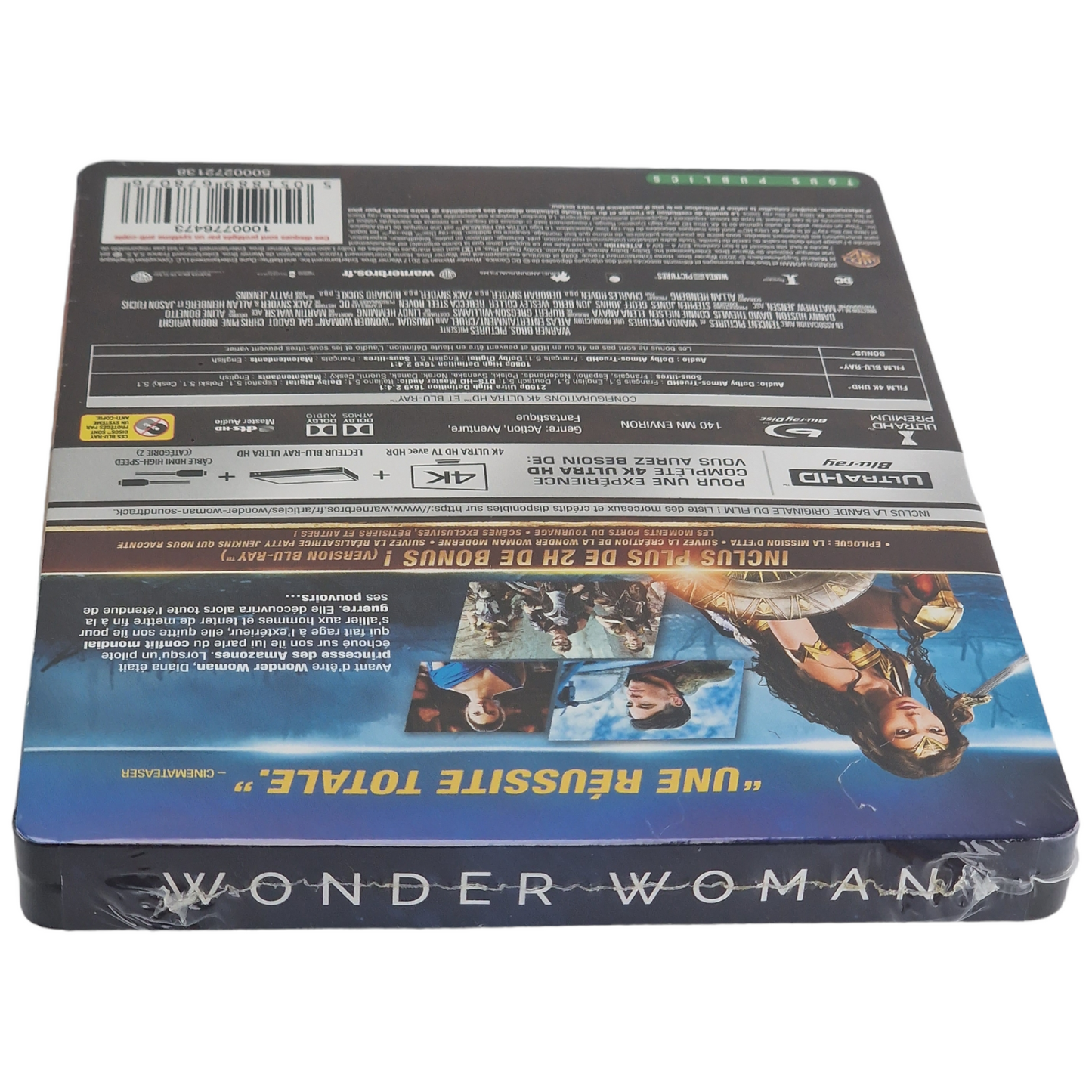 Wonder Woman  4K Ultra HD + 3D Blu-ray  SteelBook  Patty Jenkins 2020 Region B