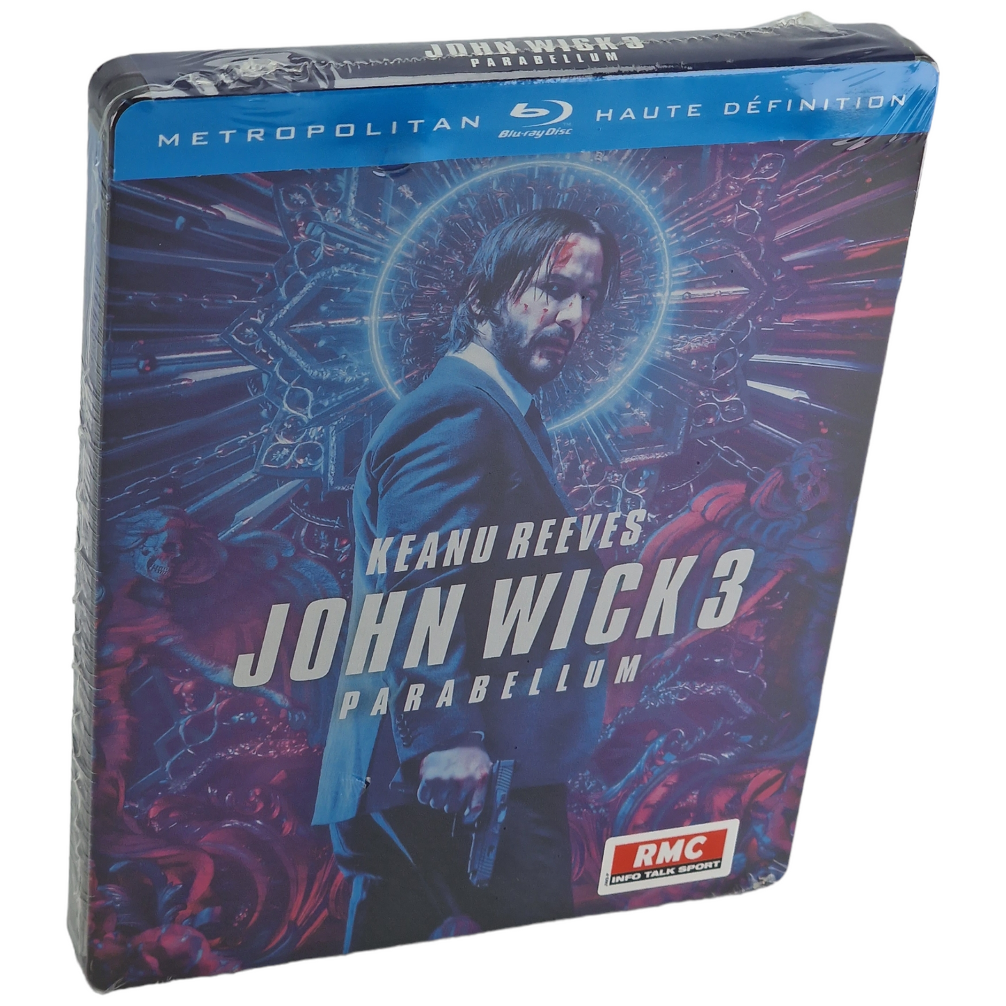 John Wick : Chapitre 3 Parabellum Blu-ray SteelBook  Keanu Reeves 2019 Region B