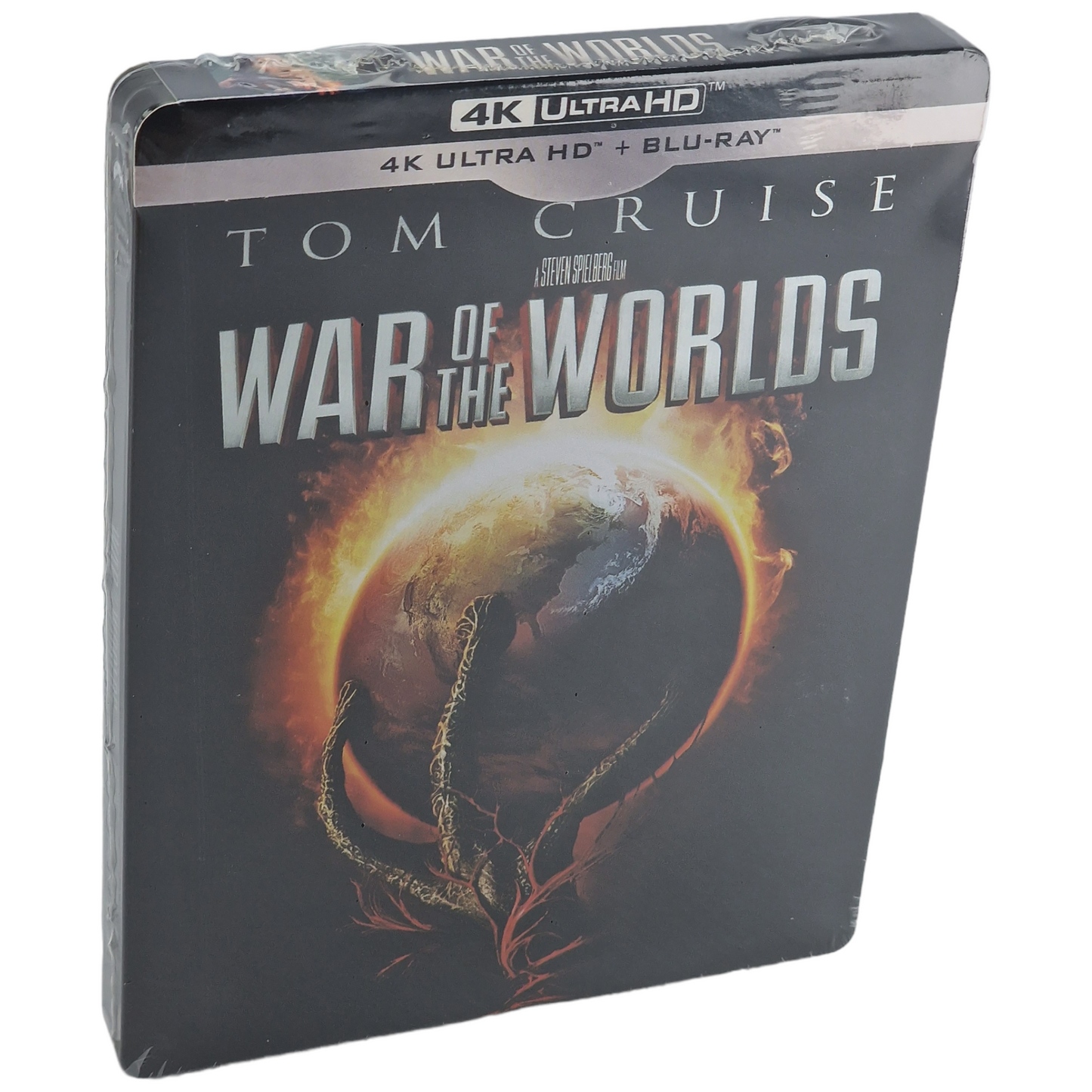 La Guerre des Mondes 4K Ultra HD +Blu-ray SteelBook Tom Cruise Spielberg Zone B