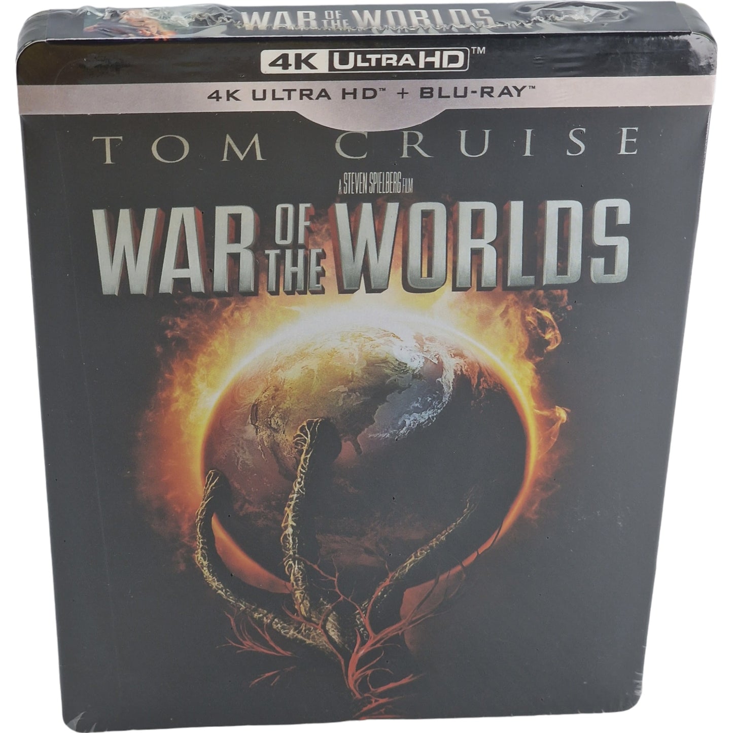 La Guerre des Mondes 4K Ultra HD +Blu-ray SteelBook Tom Cruise Spielberg Zone B