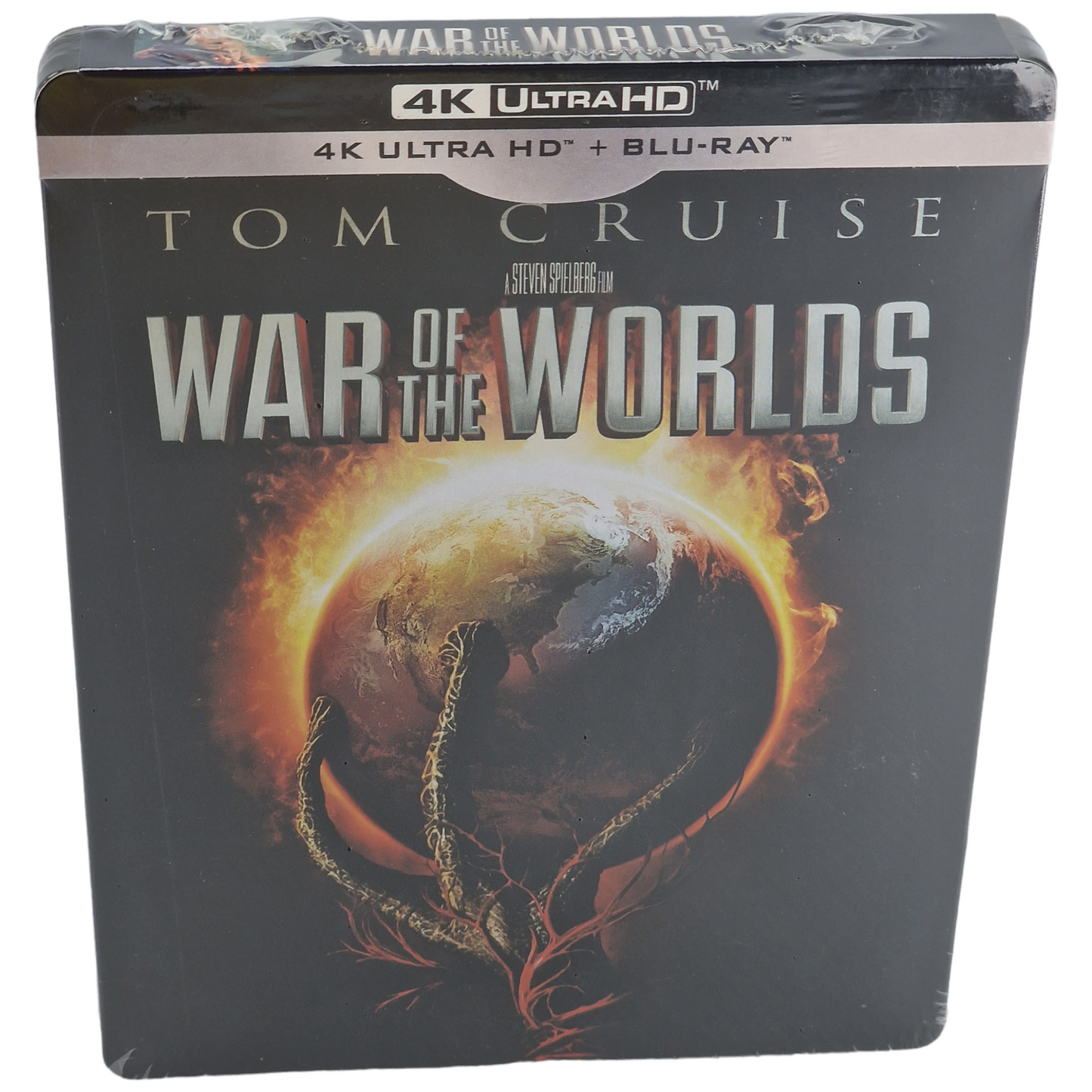 La Guerre des Mondes 4K Ultra HD +Blu-ray SteelBook Tom Cruise Spielberg Zone B