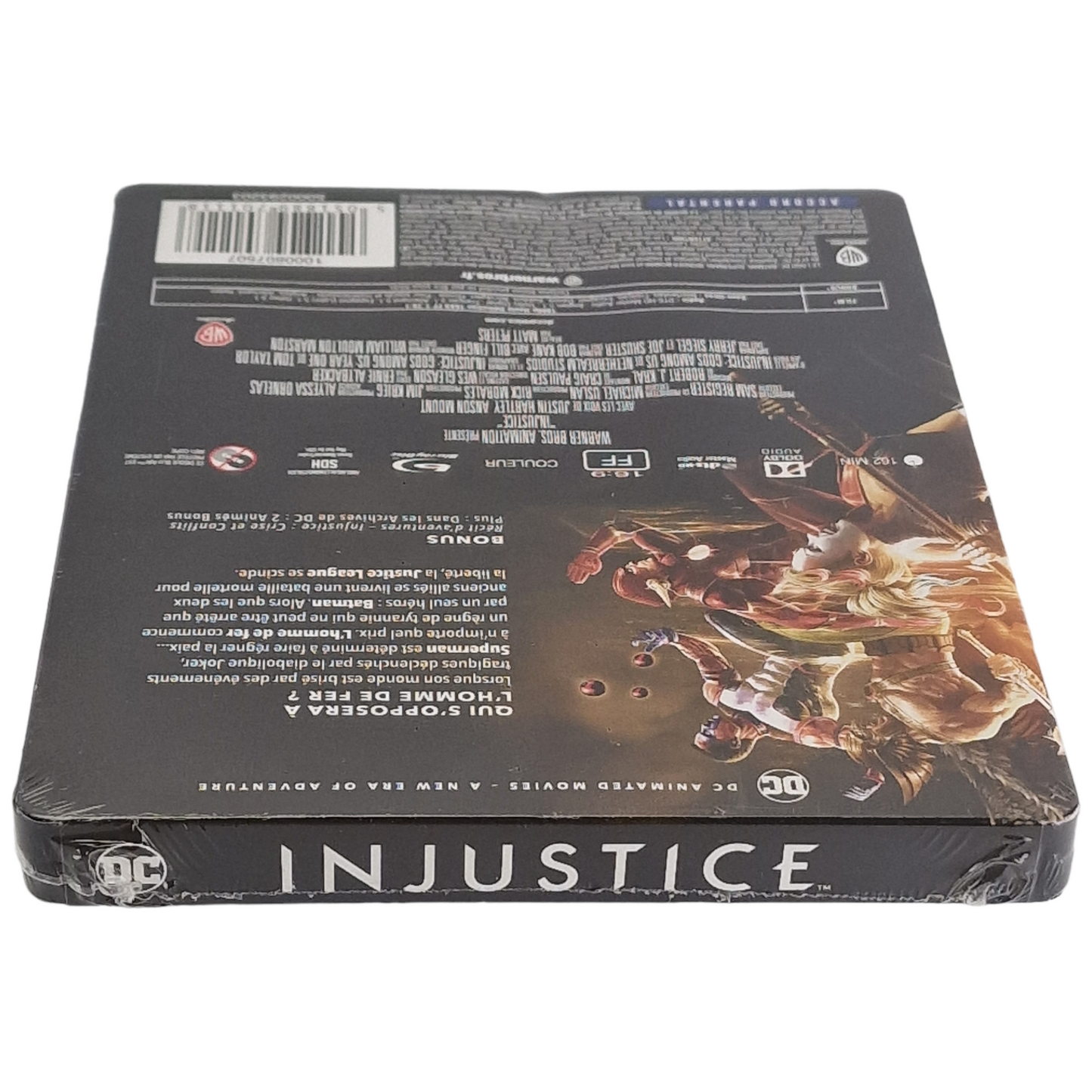 Injustice: Gods Among Us Blu-ray SteelBook  Matt Peters Warner Bros.2021 Zone B