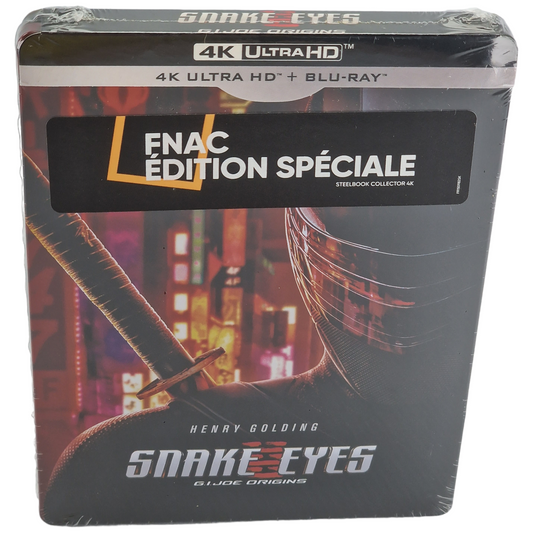 Snake Eyes: G.I. Joe Origins 4K Ultra HD + Blu-ray Steelbook Fnac Limité Zone B