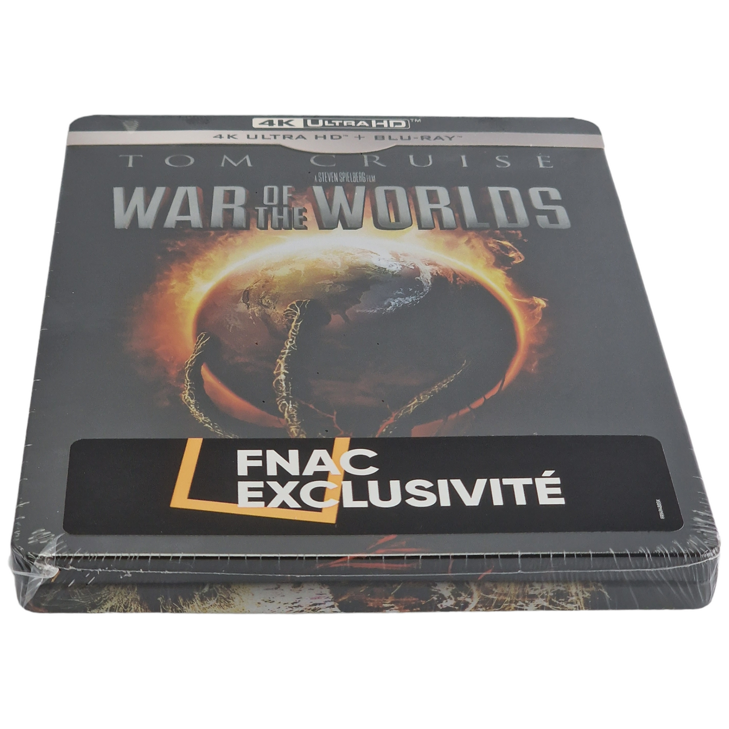 La Guerre des Mondes 4K Ultra HD + Blu-ray SteelBook Fnac Exclusif Spielberg  B