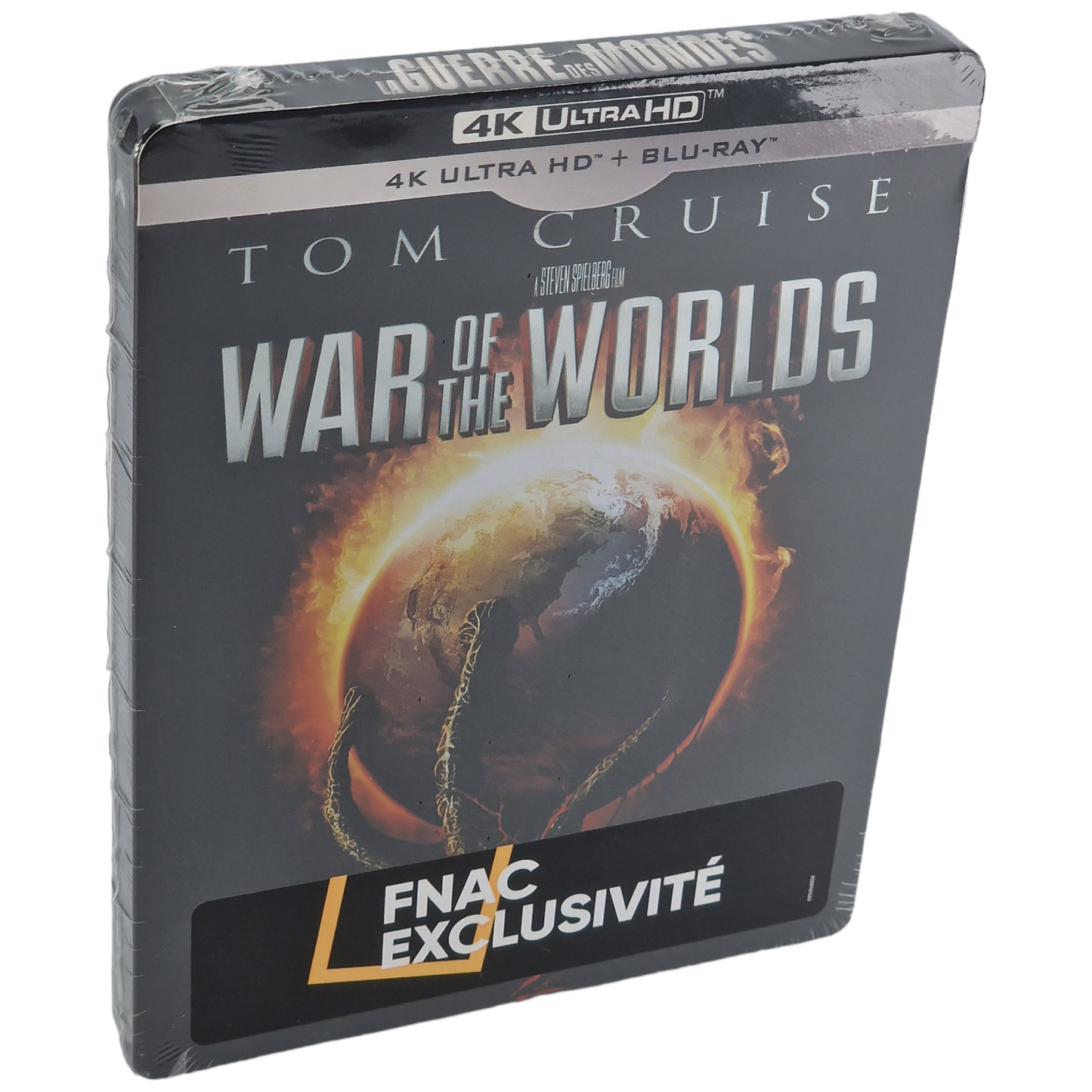 La Guerre des Mondes 4K Ultra HD + Blu-ray SteelBook Fnac Exclusif Spielberg  B