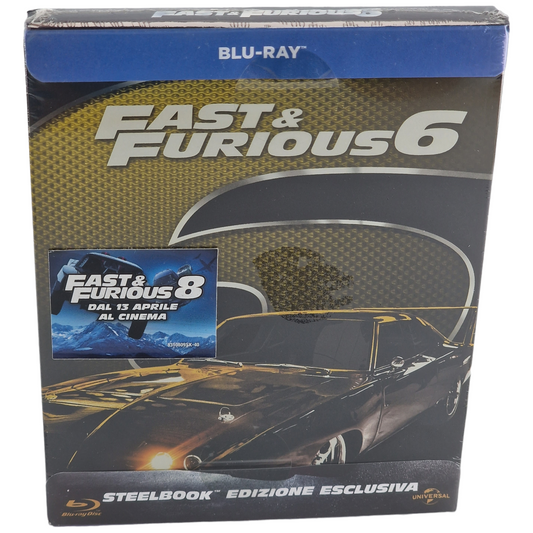 Fast & Furious 6 Blu-ray Steelbook 2013 Vin Diesel, Paul Walker 2017 Region B