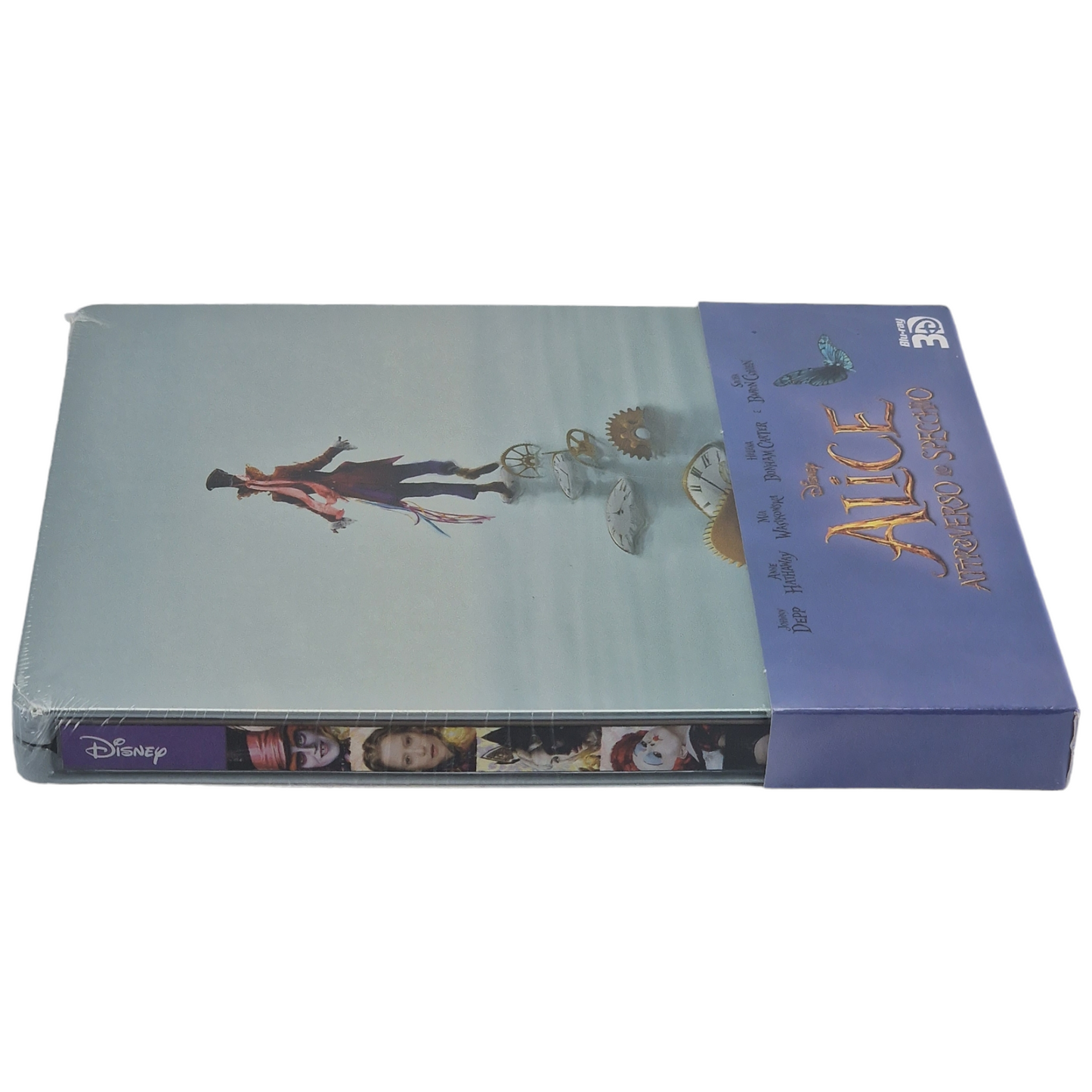 Alice de l'autre cote du miroir Blu-ray 3D + Blu-ray Steelbook Disney Zone Libre