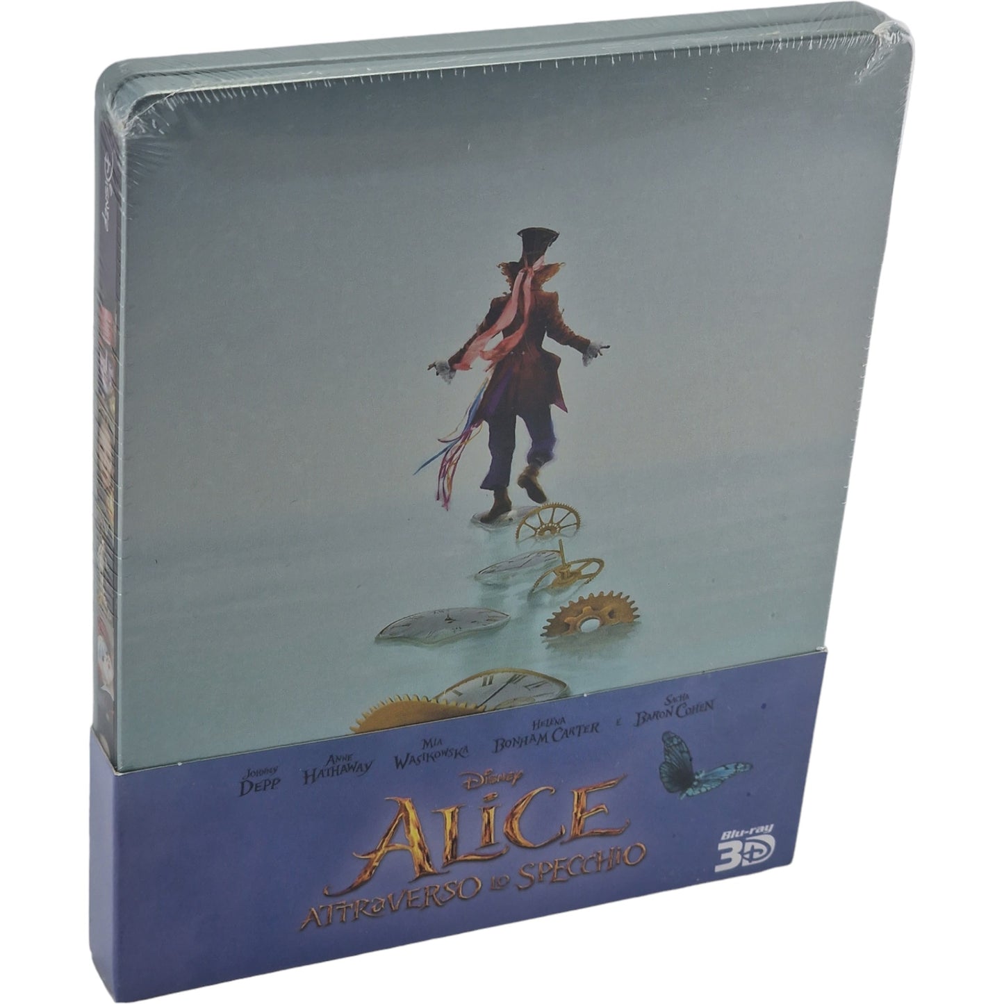 Alice de l'autre cote du miroir Blu-ray 3D + Blu-ray Steelbook Disney Zone Libre