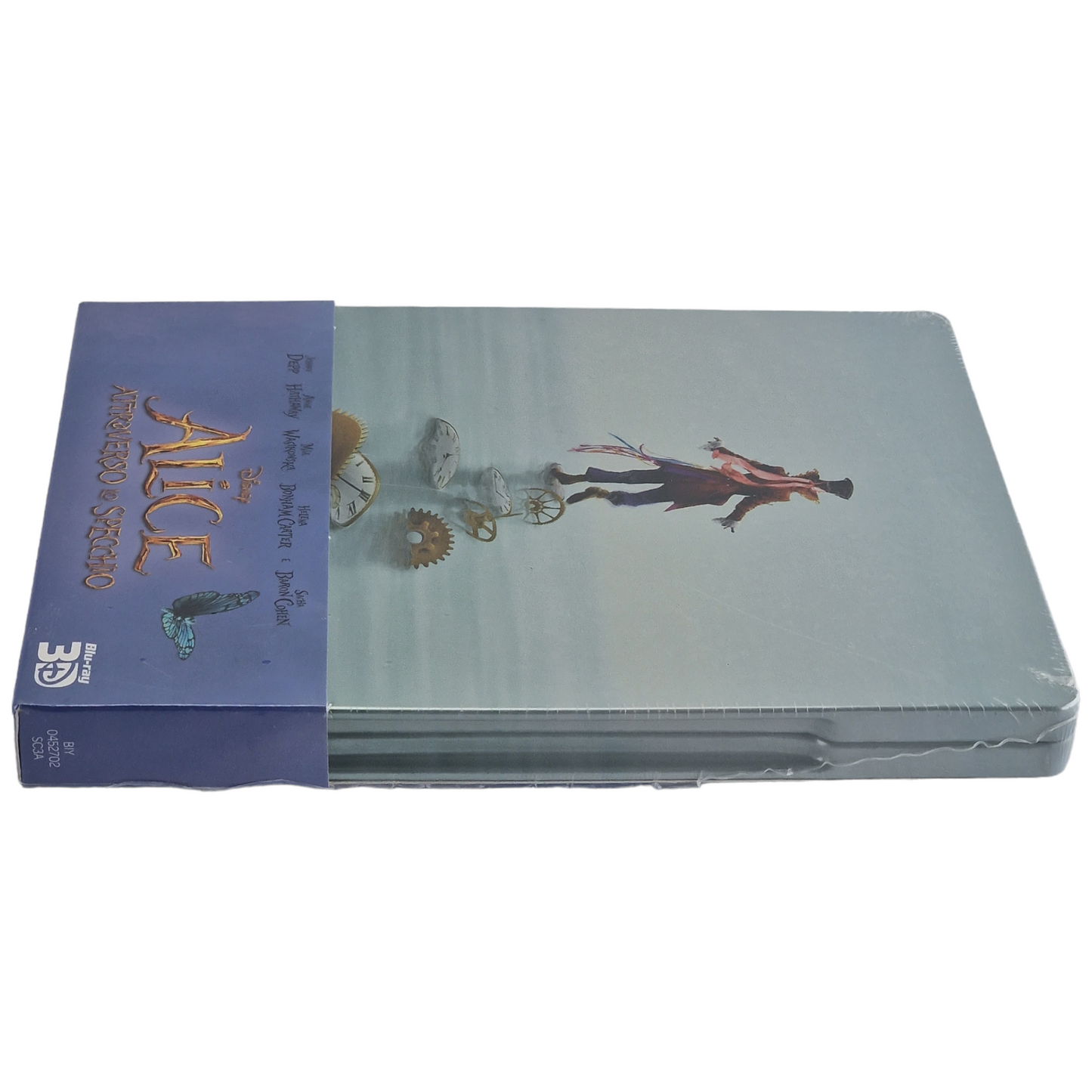 Alice de l'autre cote du miroir Blu-ray 3D + Blu-ray Steelbook Disney Zone Libre