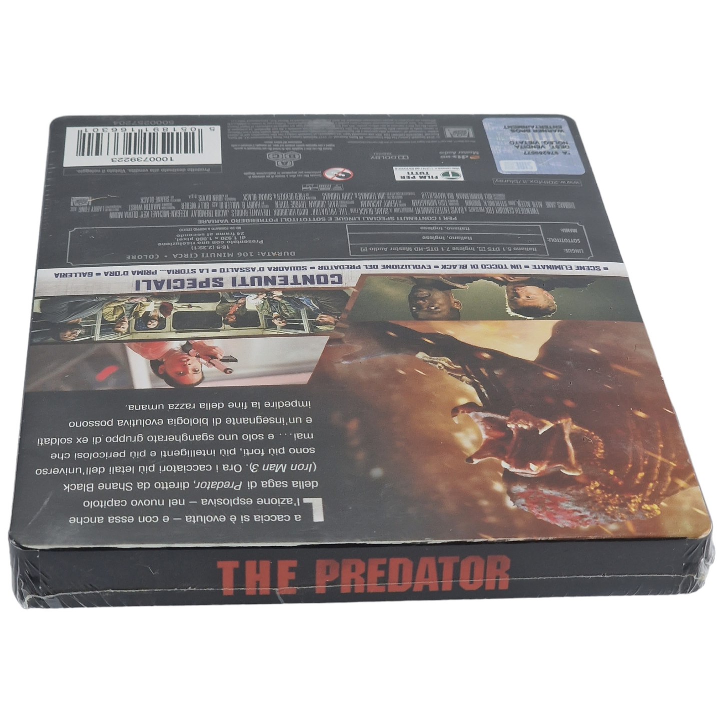 The Predator  Blu-ray  SteelBook  Édition limitée  2018  Shane Black  Region B