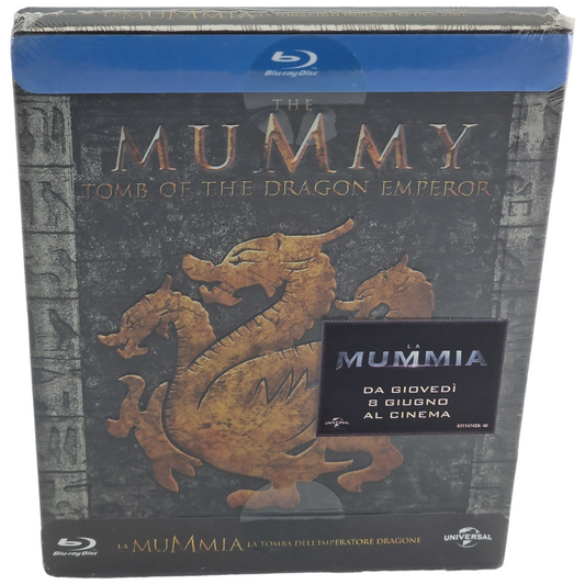 La Momie:Le tombeau de l'empereur Dragon Blu-ray SteelBook Brendan Fraser Zone B