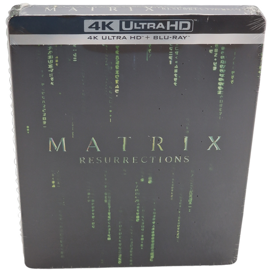 The Matrix Résurrections  4K Ultra HD + Blu-ray Steelbook Édition Limitée Libre