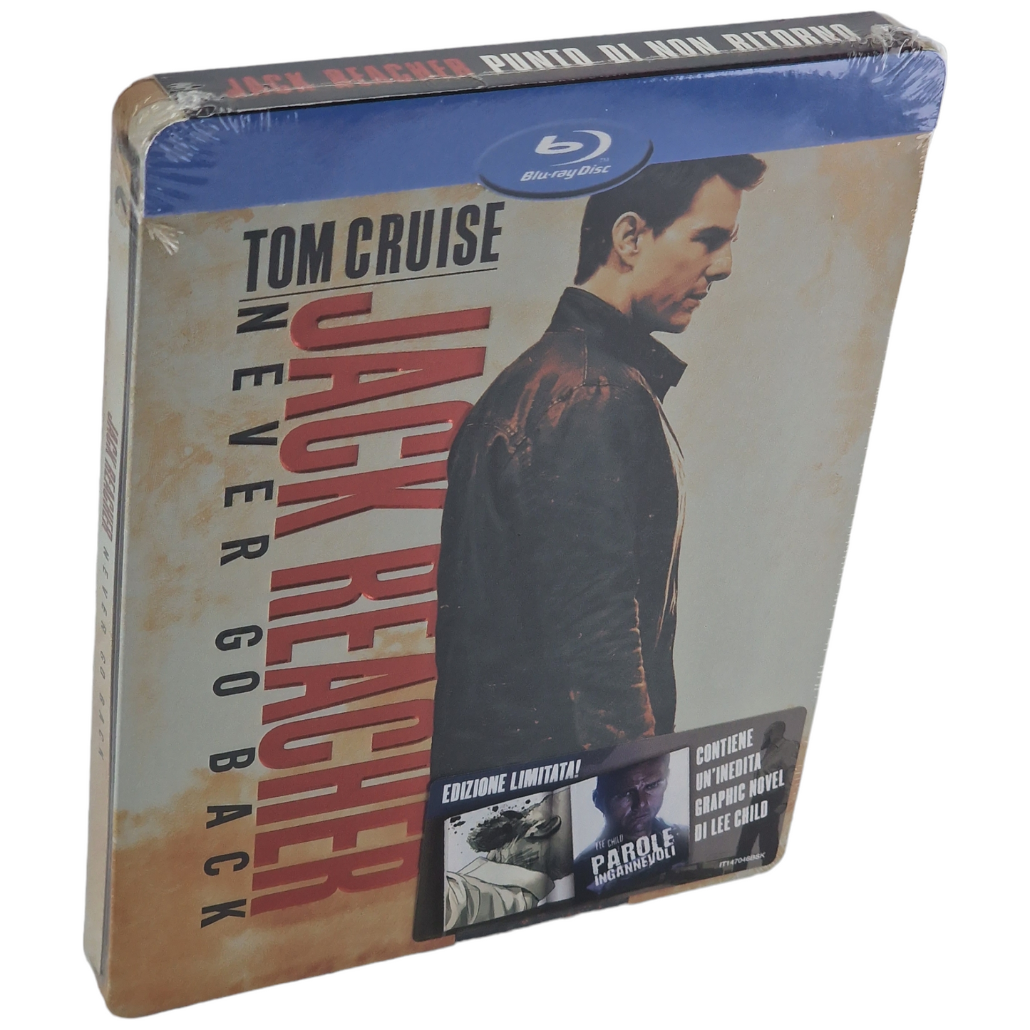 Jack Reacher: Never Go Back Blu-ray Steelbook  Tom Cruise 2017 Region B