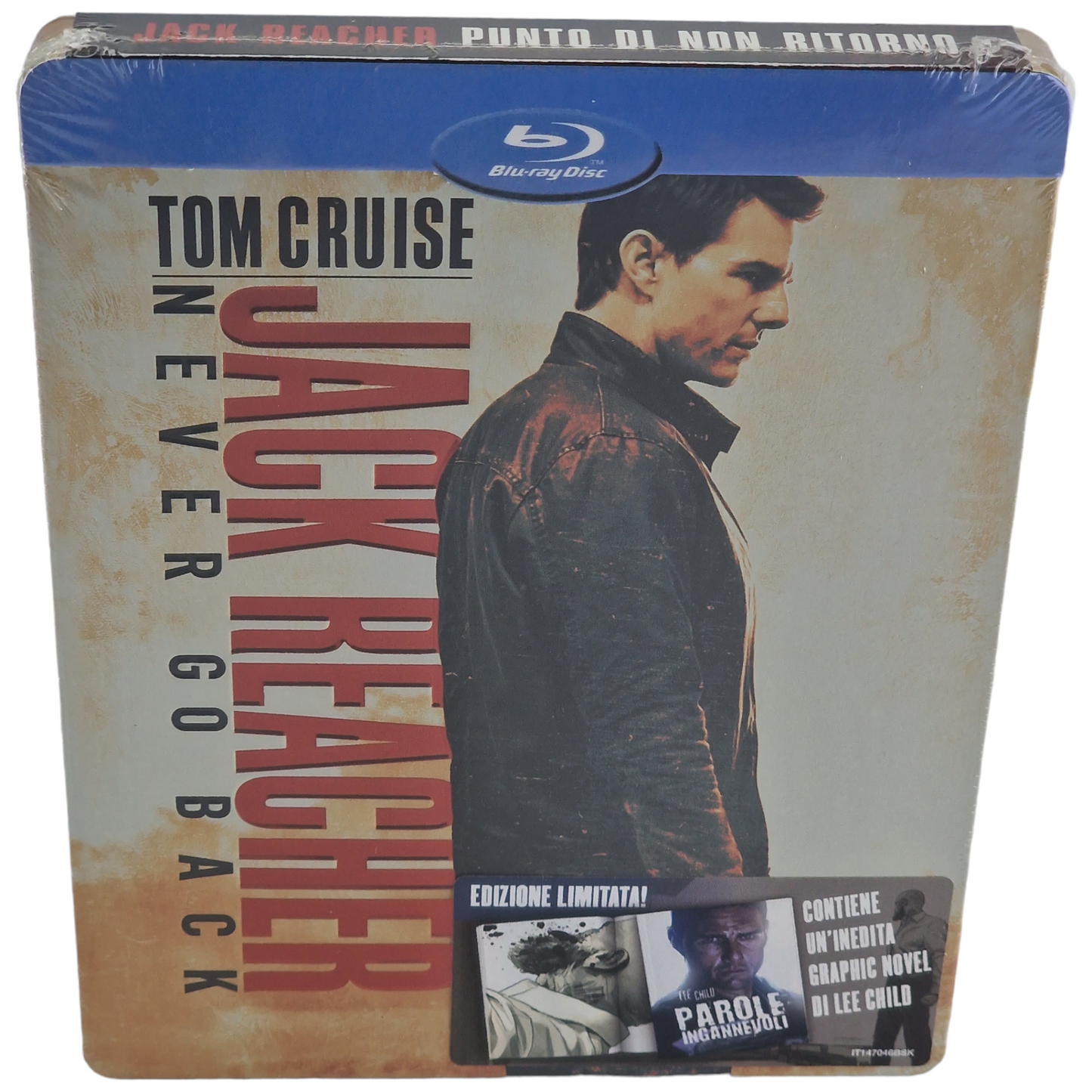 Jack Reacher: Never Go Back Blu-ray Steelbook  Tom Cruise 2017 Region B