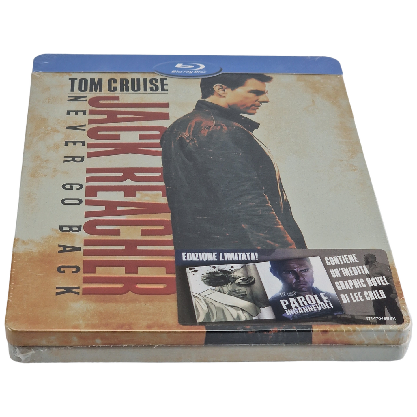 Jack Reacher: Never Go Back Blu-ray Steelbook  Tom Cruise 2017 Region B