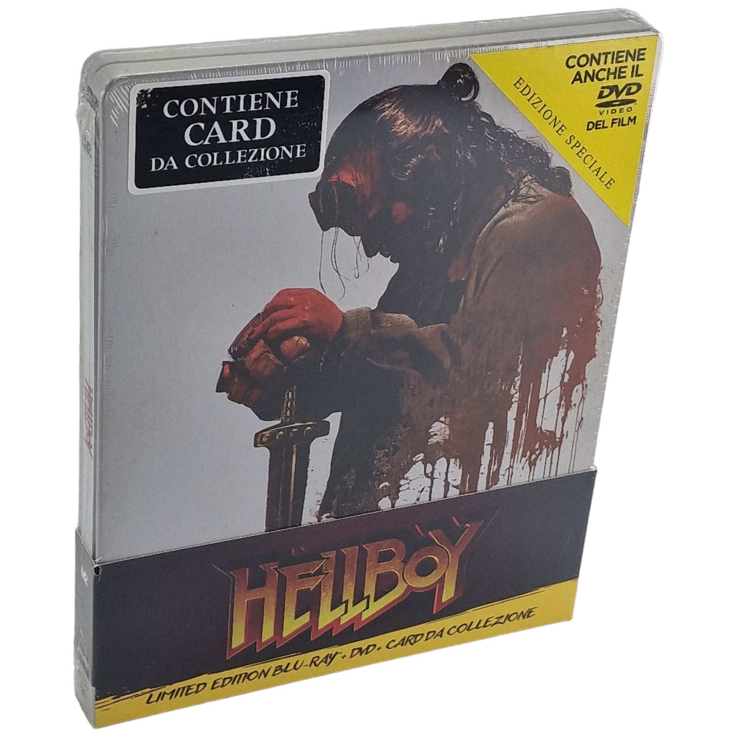 Hellboy Blu-ray Full HD+ DVD Steelbook 2019 David Harbour,Milla Jovovich Zone B