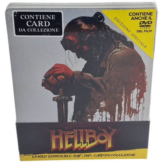 Hellboy Blu-ray Full HD+ DVD Steelbook 2019 David Harbour,Milla Jovovich Zone B